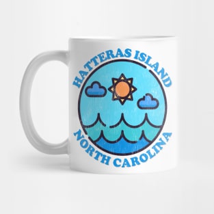 Hatteras Island, NC Summertime Vacationing Ocean Skyline Mug